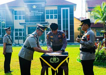 Kapolres Batang Pimpin Sertijab, Kasatbinmas dan Kapolsek Jajaran Polres Berganti Tugas