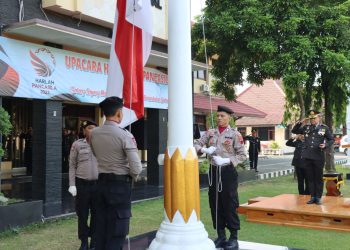 Dengan Semangat Pancasila Polres Kendal Laksanakan Upacara Hari Lahir Pancasila 2023
