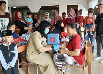 Posyandu Desa gondang berlangsung lancar dan kondusif