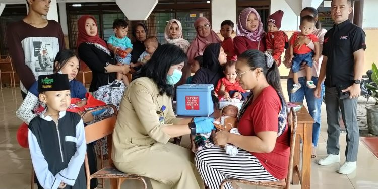 Posyandu Desa gondang berlangsung lancar dan kondusif