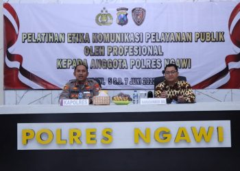 Polres Ngawi Gelar Pelatihan Etika Pelayanan Publik Wujudkan Polisi Presisi