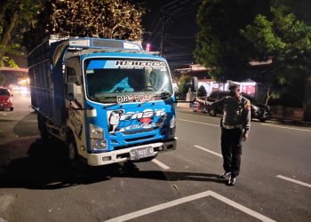 Quick Respon Sat Lantas Polres Blitar Kota Datangi TKP Laka Lantas