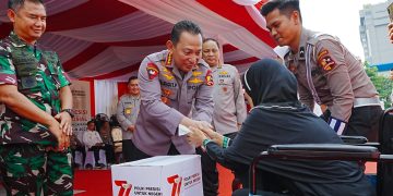Gelar Baksos dalam Rangka Hari Bhayangkara ke-77, Kapolri Ingin Polri Selalu Bersama Masyarakat