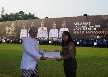 Perhutani Saradan Terima Penghargaan Zero Accident dan P2 Covid-19 Dari Wali Kota Madiun