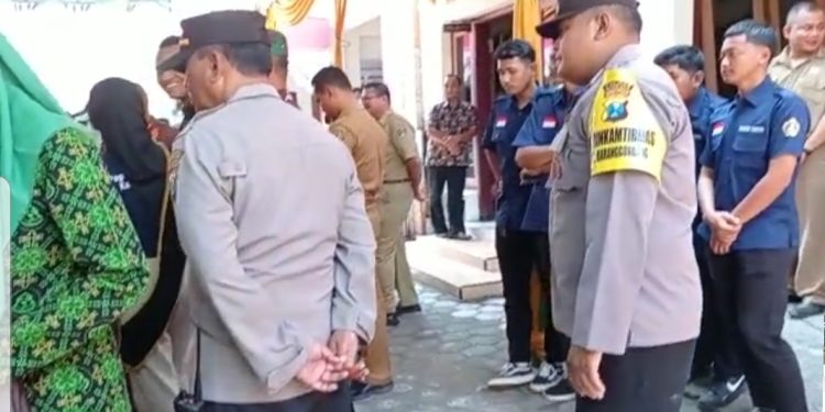 Pengamanan Kunjungan Bupati Blitar Dalam Rangka sambang Desa Melalui Program Ovop Di Wilayah Hukum Polsek Udanawu