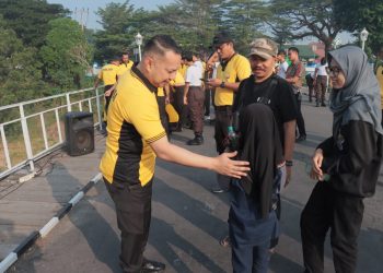 Peduli Cagar Budaya, Polres Kediri Kota Kerja Bakti Terjunkan Ratusan Personel