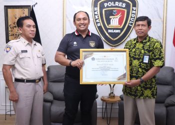 Polres Ngawi Raih Penghargaan dari KPPN Madiun