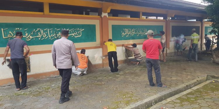 Hari Bhayangkara ke-77, Polres Mojokerto Revitalisasi Makam Syeikh Jumadil Qubro di Trowulan