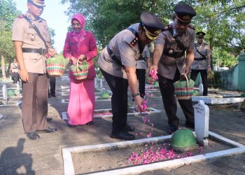 Polres Ngawi Ziarah Rombongan Jelang Hari Bhayangkara ke-77