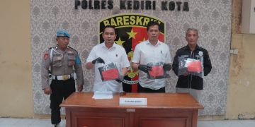 Polres Kediri Kota Kurun Waktu Bulan Juni Ungkap 3 Kasus, 4 Tersangka Berhasil Diamankan