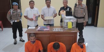Polres Kediri Kota Ungkap Peredaran Narkoba Dengan Modus Baru, 3 Orang Tersangka Diamankan