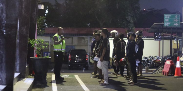 Razia Balap Liar, Polres Blitar Kota Kembali Amankan Puluhan Sepeda Motor