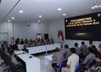 Kapolres Ngawi Sambut Latja  Akpol TK II Batalyon Presisi