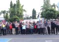 Silaturahmi Dengan Komunitas Ojek, Kapolres Kediri Kota Ajak Jaga Kamtibmas