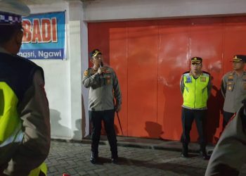 Cegah Kejahatan, Kapolres Pimpin Patroli Serentak Wujudkan Ngawi Aman