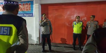 Cegah Kejahatan, Kapolres Pimpin Patroli Serentak Wujudkan Ngawi Aman