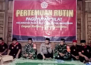 Jaga Kamtibmas Ngawi, Polsek Padas Bersinergi dengan Perguruan Silat
