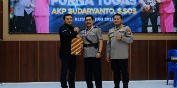 Memasuki Masa Pensiun,Kapolsek Udanawu Serahterimakan Jabatannya.Kapolres Blitar Kota Tunjuk Kasihumas  AKP. Achmad Rochan Sebagai Plt Kapolsek Udanawu.
