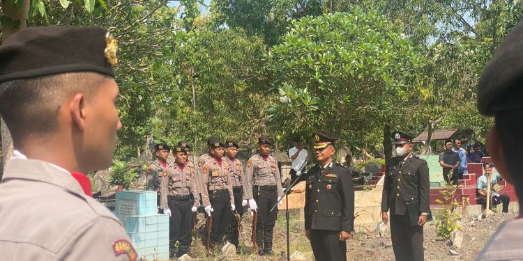 Anggota Polres Ngawi Berpulang, Tembakan Salvo Iringi Kepergiannya