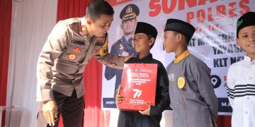 Jelang Hari Bhayangkara ke-77, 99 Anak Disunat Gratis di Polres Madiun