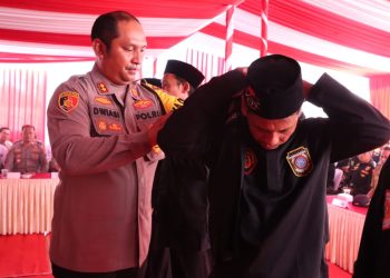 Kapolres Ngawi Silaturahmi dengan Pengurus Perguruan Silat di Karangjati