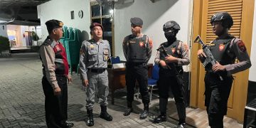 Samapta Polres Laksanakan Cipta Kondisi di Wilayah Ngawi