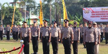 Kapolres Batang Pimpin Upacara Kenaikan Pangkat, Tekankan Tanggung Jawab dalam Tugas Kedinasan
