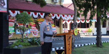 Kapolres Kendal Pimpin Apel Gelar Pasukan Operasi Patuh Candi 2023