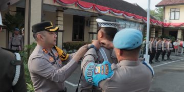 Gelar Pasukan Operasi Patuh Semeru 2023, Ini Pesan Kapolres Kediri Kota