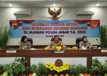 RAKERNIS BIDANG SETUM DAN SOSIALISASI APLIKASI SRIKANDI DI JAJARAN POLDA JABAR T.A. 2023*