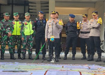 Polres Blitar Kota Kerahkan 645 Personil Gabungan Untuk Pengamanan Pengesahan Warga Baru PSHT