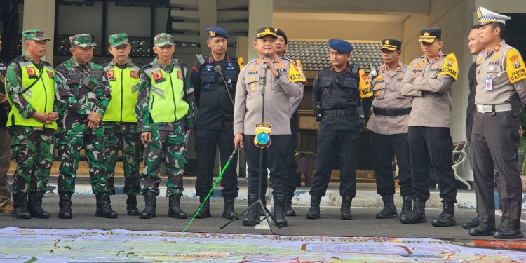 Polres Blitar Kota Kerahkan 645 Personil Gabungan Untuk Pengamanan Pengesahan Warga Baru PSHT