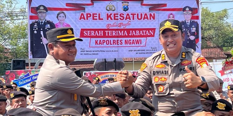 Selamat Datang AKBP Argowiyono di Ngawi dan Selamat Bertugas AKBP Dwiasi di Tempat yang Baru