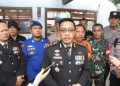 Tinjau Rumah Warga Roboh Terdampak Gempa Kapolres Trenggalek Serahkan Bantuan Sosial