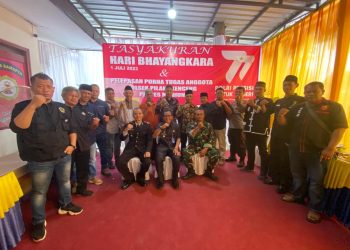 Perhutani Dukung Peringatan Hari Bhayangkara ke-77 Di Polsek Pilangkenceng