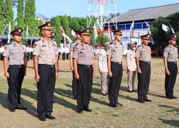 54 Personil Polri dan Asn Polres Madiun Naik Pangkat Setingkat Lebih Tinggi