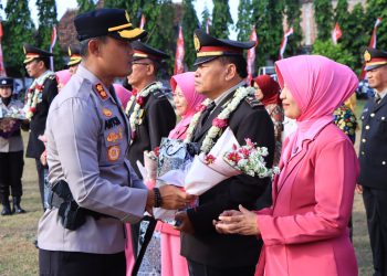 54 Personil Polri dan Asn Polres Madiun Naik Pangkat Setingkat Lebih Tinggi