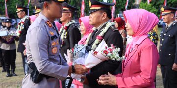 54 Personil Polri dan Asn Polres Madiun Naik Pangkat Setingkat Lebih Tinggi