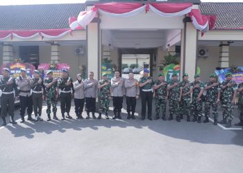 Kejutan Hari Bhayangkara ke 77 di Kota Kediri dari TNI untuk Polres Kediri Kota
