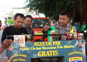 Polsek Batang Kota Luncurkan Ngopi Curhat Bersama Bhabinkamtibmas