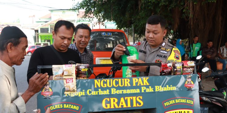 Polsek Batang Kota Luncurkan Ngopi Curhat Bersama Bhabinkamtibmas