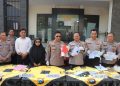 Polres Trenggalek Gelar Sweeping Konvoi Pencak Silat, Temukan Penyusup Bawa Ratusan Butir Pil Koplo