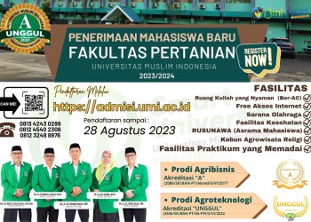 Ayoo Kuliah di Fakultas Pertanian @faperta.umi .