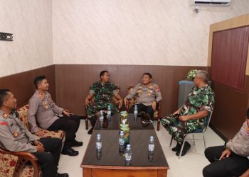 AKBP Argowiyono Silaturahmi ke Kodim 0805 Ngawi