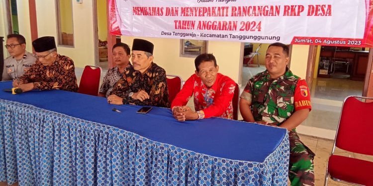 Pemdes Tenggar Kecamatan Tanggung gunung Melaksanakan Musrenbang dengan lancar dan kondusif
