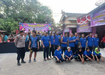 Polisi RW di Ngrambe Berkunjung ke Panti Rehabilitasi Jiwa