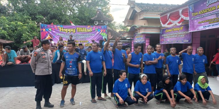 Polisi RW di Ngrambe Berkunjung ke Panti Rehabilitasi Jiwa