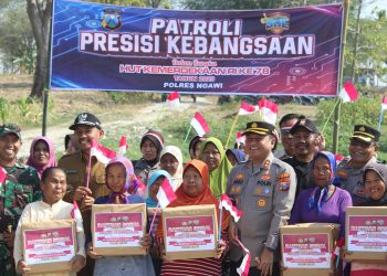 Kapolres Ngawi AKBP Argowiyono Hadiri Upacara Pengukuhan Paskibraka