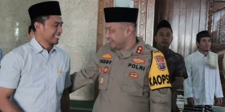 Pererat Silaturahmi Kapolres Kediri Kota Safari Sholat Jum’at