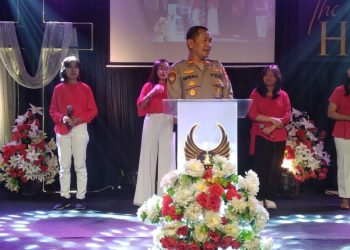 Polres Kediri Kota Adakan Minggu Kasih di Gereja JKI Mahanaim Kota K